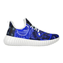 Load image into Gallery viewer, S Society Cali Blue X Stacked Mesh Knit Sneakers
