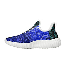 Load image into Gallery viewer, S Society Cali Blue X Stacked Mesh Knit Sneakers
