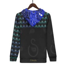 Load image into Gallery viewer, S Society Cali Blue X Stacked Premiere Unisex Hoodie
