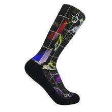 Load image into Gallery viewer, S Society Smokey Chess Unisex Crew Socks
