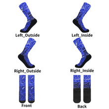 Load image into Gallery viewer, S Society Cali X Blue Unisex Crew Socks
