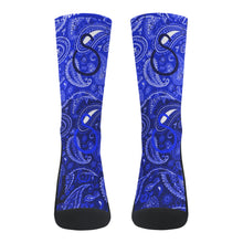 Load image into Gallery viewer, S Society Cali X Blue Unisex Crew Socks
