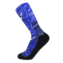 Load image into Gallery viewer, S Society Cali X Blue Unisex Crew Socks
