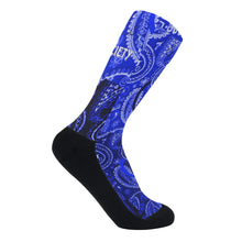 Load image into Gallery viewer, S Society Cali X Blue Unisex Crew Socks
