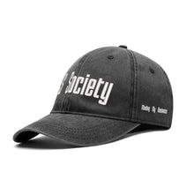 Load image into Gallery viewer, S Society Minding My Business Four Sides Embroidered Denim Baseball Cap
