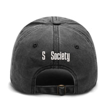 Load image into Gallery viewer, S Society Minding My Business Four Sides Embroidered Denim Baseball Cap
