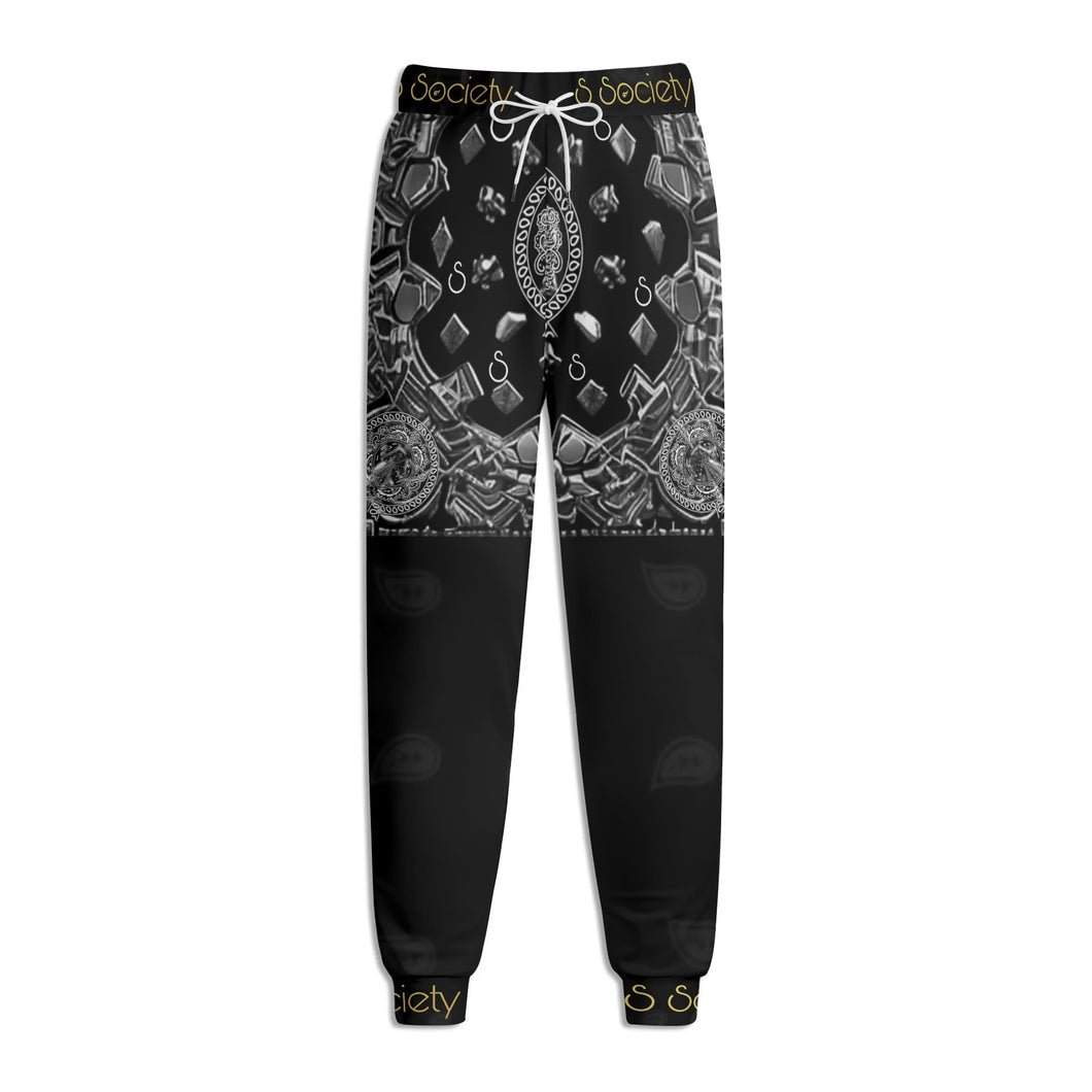 S Society Grand 3D Fade Blk Unisex Joggers Sweatpants