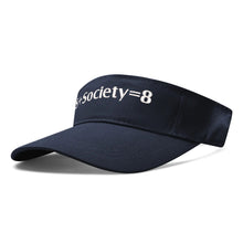 Load image into Gallery viewer, S Society Sport Plus Equal 8 Embroidered Sun Visor Hat
