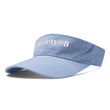 Load image into Gallery viewer, S Society Sport Plus Equal 8 Embroidered Sun Visor Hat
