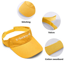 Load image into Gallery viewer, S Society Sport Plus Equal 8 Embroidered Sun Visor Hat
