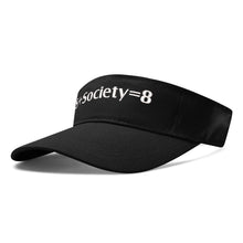 Load image into Gallery viewer, S Society Sport Plus Equal 8 Embroidered Sun Visor Hat
