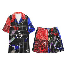 Load image into Gallery viewer, S Society Smoky Chess x Cali Duo Regular Fit Hawaiian Short Sleeve Shirt and Shorts Set
