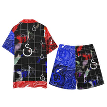 Load image into Gallery viewer, S Society Smoky Chess x Cali Duo Regular Fit Hawaiian Short Sleeve Shirt and Shorts Set
