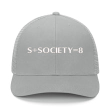 Load image into Gallery viewer, S Society SS8 Sport Embroidered Grid Mesh Trucker Hat
