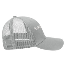 Load image into Gallery viewer, S Society SS8 Sport Embroidered Grid Mesh Trucker Hat
