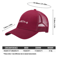 Load image into Gallery viewer, S Society SS8 Sport Embroidered Grid Mesh Trucker Hat
