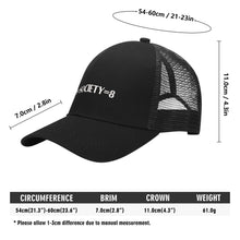 Load image into Gallery viewer, S Society SS8 Sport Embroidered Grid Mesh Trucker Hat
