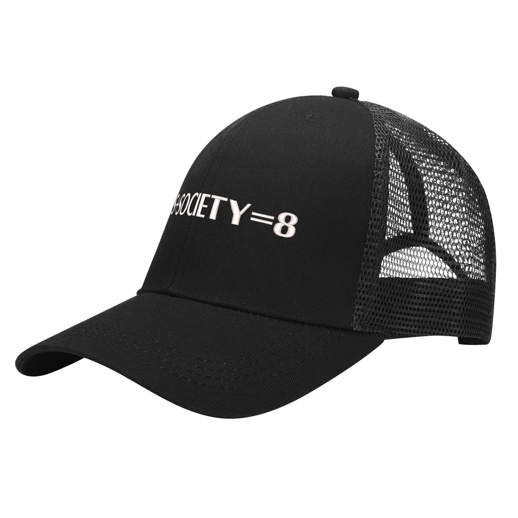 S Society SS8 Sport Embroidered Grid Mesh Trucker Hat