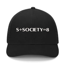 Load image into Gallery viewer, S Society SS8 Sport Embroidered Grid Mesh Trucker Hat
