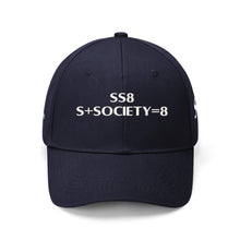 Load image into Gallery viewer, S Society SS8 Sport Anonymous Embroidered Adjustable Flat Baseball Cap
