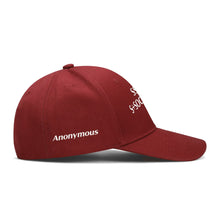 Load image into Gallery viewer, S Society SS8 Sport Anonymous Embroidered Adjustable Flat Baseball Cap
