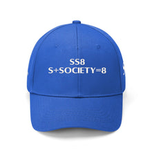 Load image into Gallery viewer, S Society SS8 Sport Anonymous Embroidered Adjustable Flat Baseball Cap
