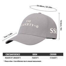 Load image into Gallery viewer, S Society SS8 Sport Anonymous Embroidered Adjustable Flat Baseball Cap
