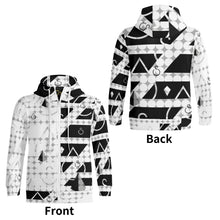 Load image into Gallery viewer, S Society Elements Spine BGW Unisex Zip-up Turtleneck Hoodie
