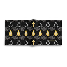 Load image into Gallery viewer, S Society Tru Luck Re-Born Leather Wallet Paper Folded Wallet
