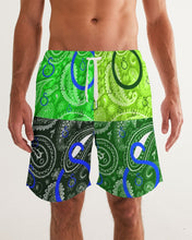 Load image into Gallery viewer, S Society Cali x 4 Green Swim Trunk
