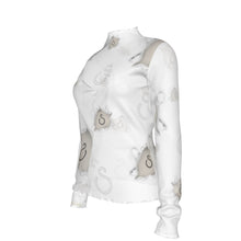 Load image into Gallery viewer, S Society Soul Searching Luxury Long Sleeve Mesh Shirt
