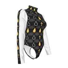 Load image into Gallery viewer, S Society Tru Luck Re-Born Turtleneck Bodysuit With Puff Sleeve
