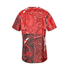 Load image into Gallery viewer, S Society Cali X Red Unisex Velvet T-Shirt
