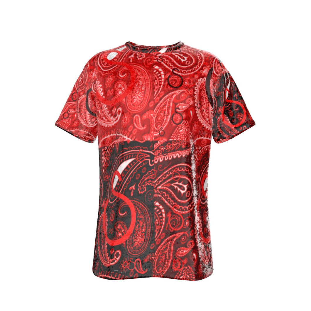 S Society Cali X Red Unisex Velvet T-Shirt