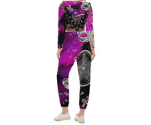 Load image into Gallery viewer, S Society Grand 3D x Good Angel Smokey Pink Crop Hoodie Sports Set
