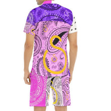 Load image into Gallery viewer, S Society Cali X 4 Pink Short Sleeve Shirt and Shorts Set
