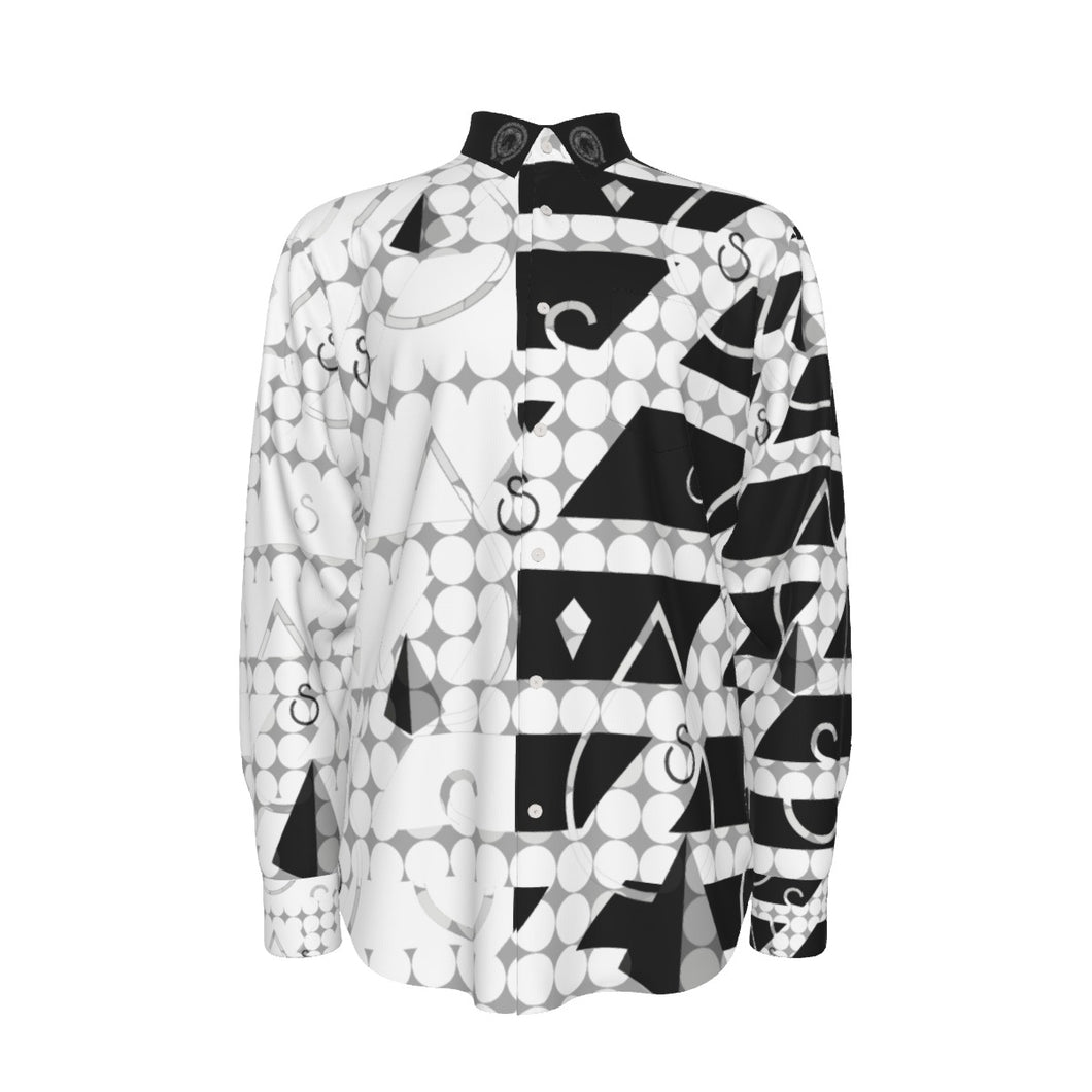 S Society Elements Spine BGW Long Sleeve Cotton Dress Shirt