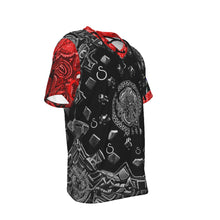 Load image into Gallery viewer, S Society Grand 3D x Cali Red x Smokey Short Sleeve T-shirt with Neck String
