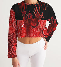 Load image into Gallery viewer, S Society Spooky Love Cropped Sweatshirt
