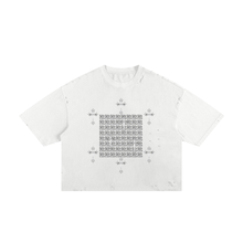 Load image into Gallery viewer, S Society Peace Astro x High Cross Vintage cut-out Frayed Boxy Tee
