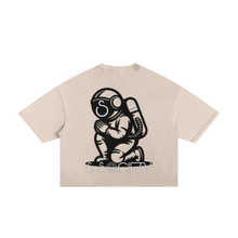 Load image into Gallery viewer, S Society Peace Astro x High Cross Vintage cut-out Frayed Boxy Tee
