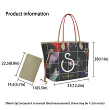 Load image into Gallery viewer, S Society Smokey Shade Deluxe Handbag With Purse
