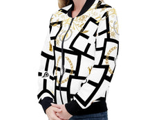 Load image into Gallery viewer, S Society Imperial Gold Unisex Bomber Jacket
