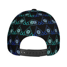 Load image into Gallery viewer, S Society Stacked Blue x Shield Curved Brim Baseball Cap
