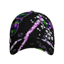 Load image into Gallery viewer, S Society Pearly Hearts Curved Brim Baseball Cap
