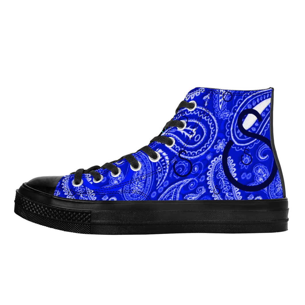S Society Cali X Blue High Top Sneakers