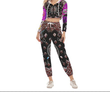 Load image into Gallery viewer, S Society Grand 3D x Good Angel Smokey Pink Crop Hoodie Sports Set
