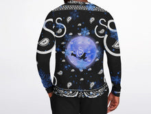 Load image into Gallery viewer, Superhero Society Black Sleigh Holiday Unisex Sweater
