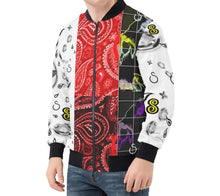 Load image into Gallery viewer, S Society Good Angel Blend Zippper Bomber Jacket
