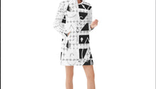 Load image into Gallery viewer, S Society Elements Spine BGW Velvet Pullover Hoodie Dress
